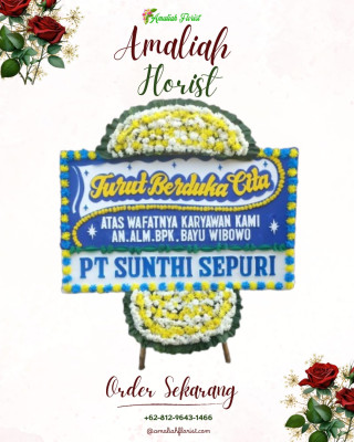 Papan Bunga Duka di Telawang