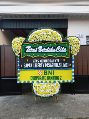 Papan Bunga Duka di Telawang