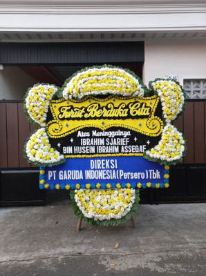 Papan Bunga Duka di Telawang
