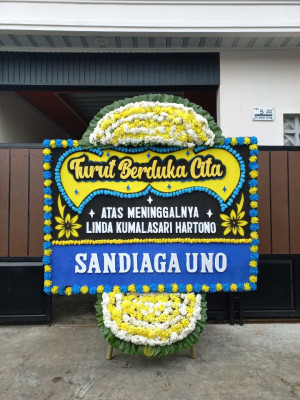 Papan Bunga Duka di Telawang
