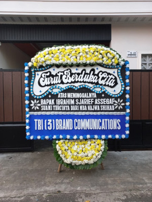 Papan Bunga Duka di Telawang
